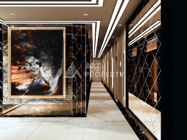 Видовая квартира на море 1+1 в Тосмуре - Ракурс 10