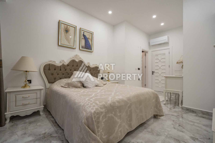 Огромный двухуровневый пентхаус премиум-класса 4+1 с панорамным видом на море в новом комплексе в Каргыджаке! - Ракурс 16