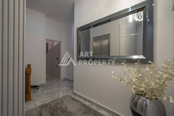 Огромный двухуровневый пентхаус премиум-класса 4+1 с панорамным видом на море в новом комплексе в Каргыджаке! - Ракурс 20