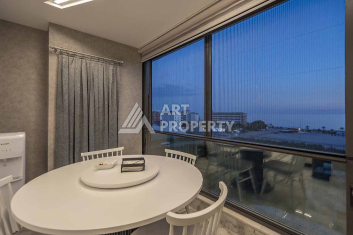 Огромный двухуровневый пентхаус премиум-класса 4+1 с панорамным видом на море в новом комплексе в Каргыджаке! - Ракурс 27