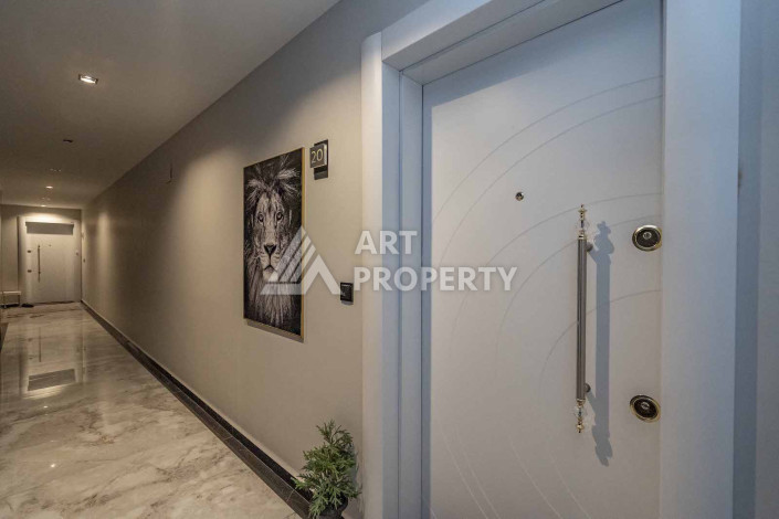 Огромный двухуровневый пентхаус премиум-класса 4+1 с панорамным видом на море в новом комплексе в Каргыджаке! - Ракурс 37