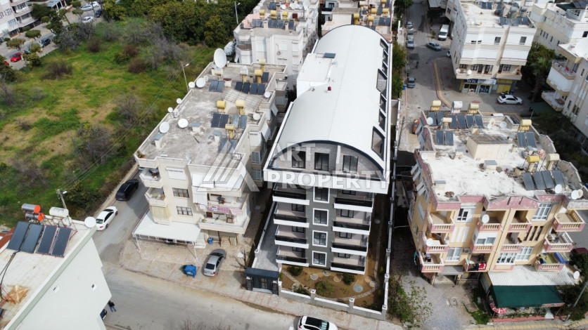 Квартира 1+1 в новостройке в самом центре Алании в 150 м от пляжа! - Ракурс 15