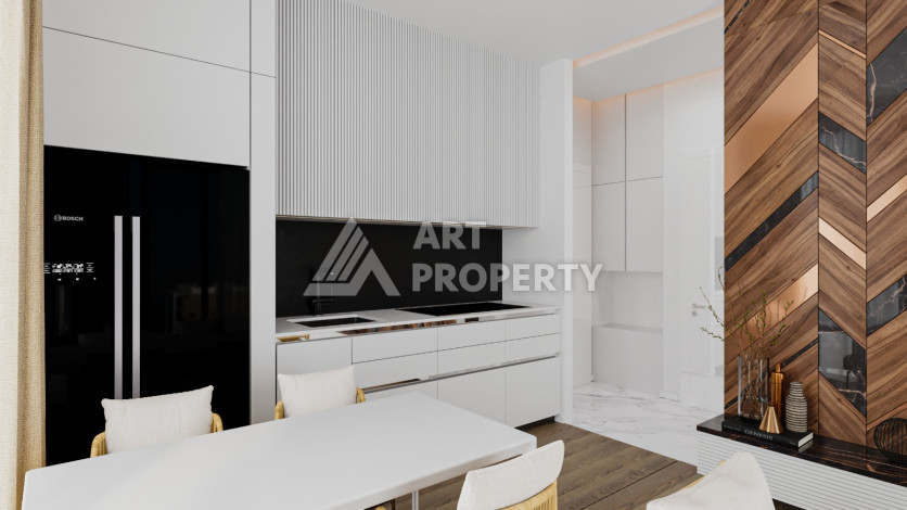 Квартира 1+1 в центральной части Алании на завершающем этапе строительства! - Ракурс 6