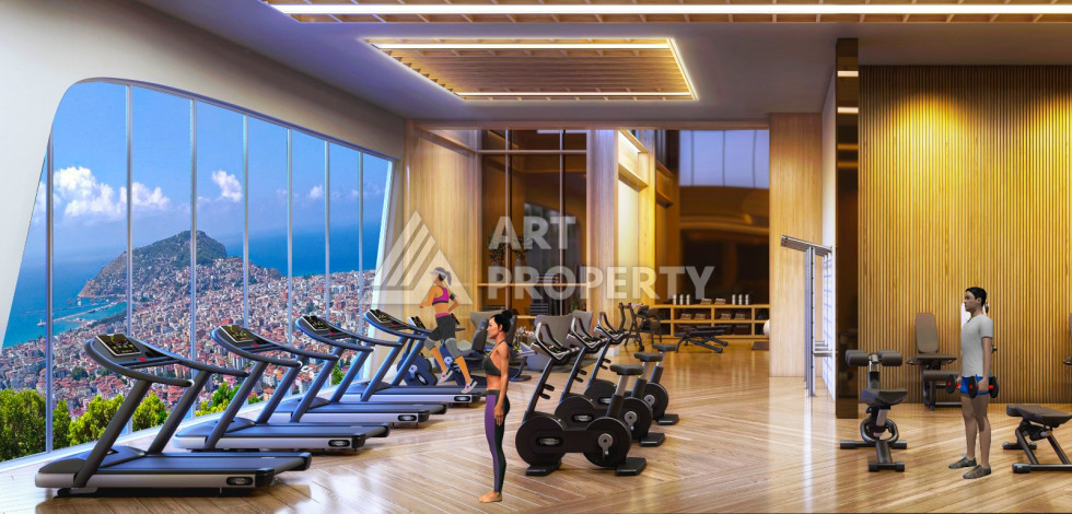 Квартира 1+1 в центральной части Алании на завершающем этапе строительства! - Ракурс 9