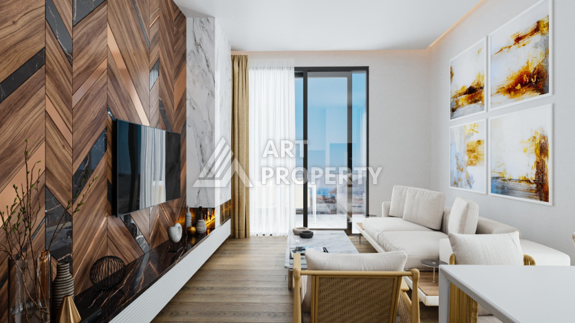 Квартира 1+1 в центральной части Алании на завершающем этапе строительства! - Ракурс 10