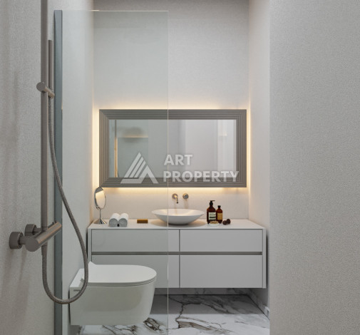 Квартира 1+1 в центральной части Алании на завершающем этапе строительства! - Ракурс 13