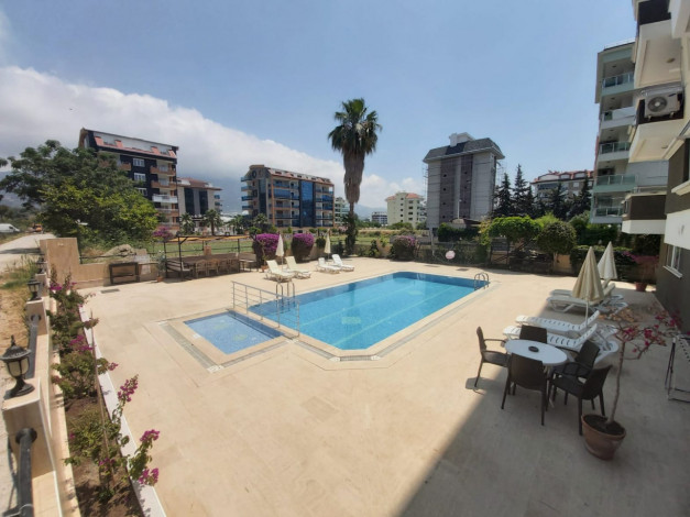 Двухкомнатная квартира 1+1 на первой береговой линии в районе Кестель, Алания, 60 м2 - Ракурс 3