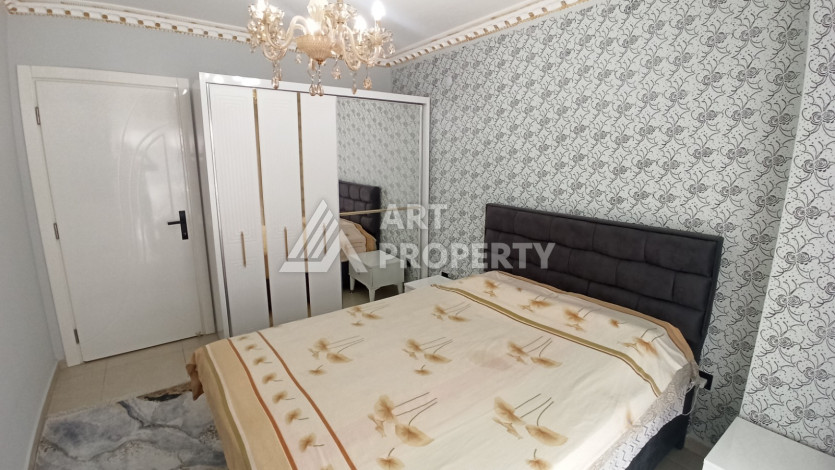 Квартира 1+1 с мебелью и техникой в центральной части Махмутлара! - Ракурс 11