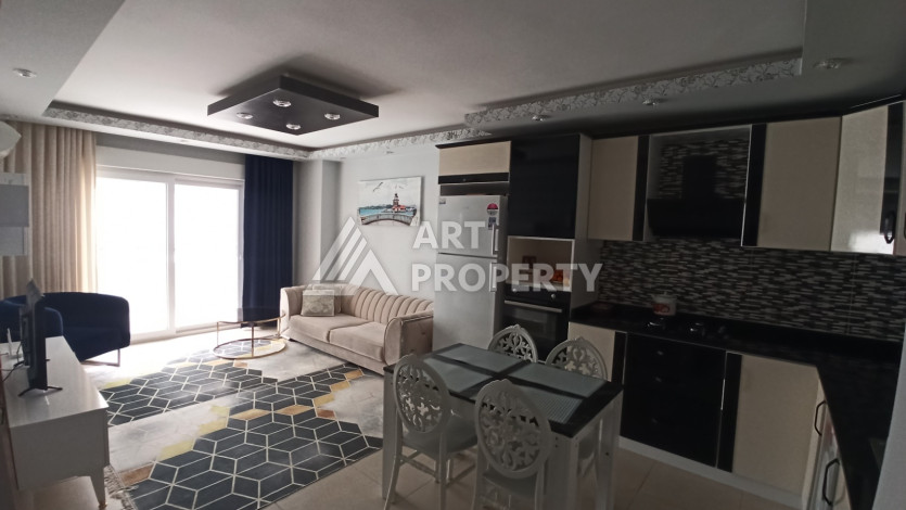 Квартира 1+1 с мебелью и техникой в центральной части Махмутлара! - Ракурс 16