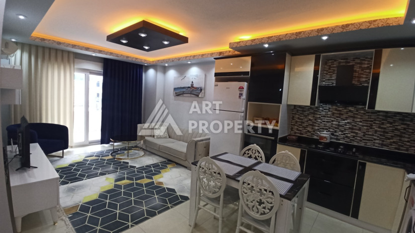 Квартира 1+1 с мебелью и техникой в центральной части Махмутлара! - Ракурс 26