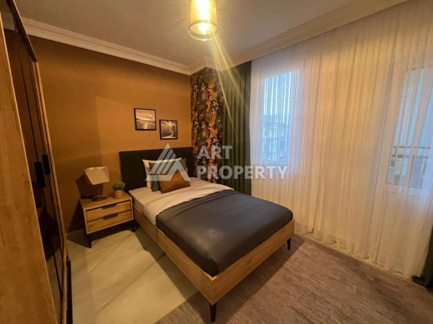 Двухуровневая квартира 4+1 с дизайнерским ремонтом и новой мебелью в районе Оба! - Ракурс 9