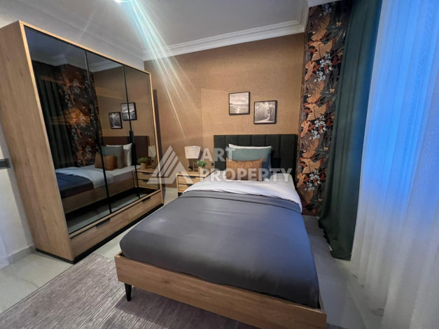 Двухуровневая квартира 4+1 с дизайнерским ремонтом и новой мебелью в районе Оба! - Ракурс 10