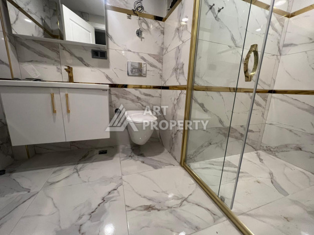 Двухуровневая квартира 4+1 с дизайнерским ремонтом и новой мебелью в районе Оба! - Ракурс 12