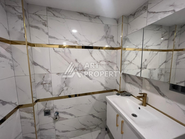 Двухуровневая квартира 4+1 с дизайнерским ремонтом и новой мебелью в районе Оба! - Ракурс 13