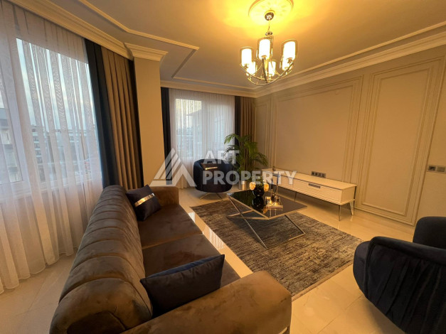 Двухуровневая квартира 4+1 с дизайнерским ремонтом и новой мебелью в районе Оба! - Ракурс 14