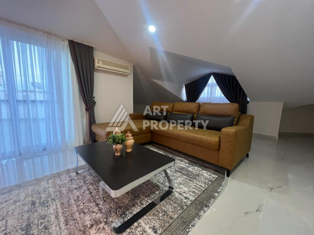 Двухуровневая квартира 4+1 с дизайнерским ремонтом и новой мебелью в районе Оба! - Ракурс 18