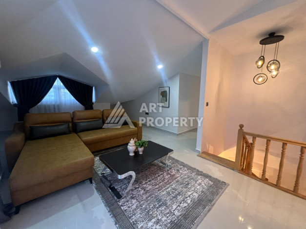 Двухуровневая квартира 4+1 с дизайнерским ремонтом и новой мебелью в районе Оба! - Ракурс 30