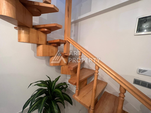 Двухуровневая квартира 4+1 с дизайнерским ремонтом и новой мебелью в районе Оба! - Ракурс 37