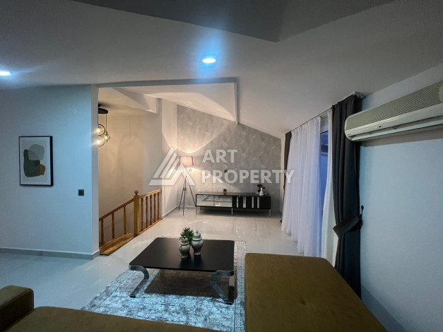 Двухуровневая квартира 4+1 с дизайнерским ремонтом и новой мебелью в районе Оба! - Ракурс 38