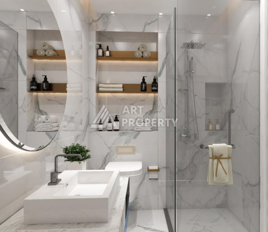 Квартира 1+1 нового комплекса в центре Аланьи - Ракурс 2