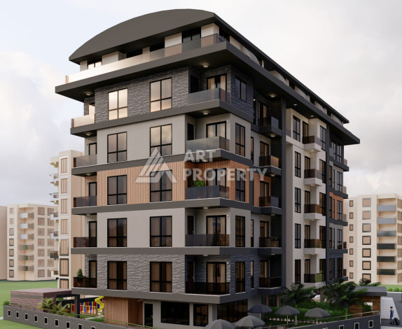 Квартира 1+1 нового комплекса в центре Аланьи - Ракурс 15