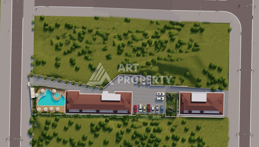 Новый проект на этапе котлована в районе Кестель! - Ракурс 2