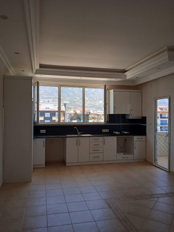 Трехкомнатная квартира, планировки 2+1 с видом на горы и море в Кестель, Алания,100 м2 - Ракурс 8