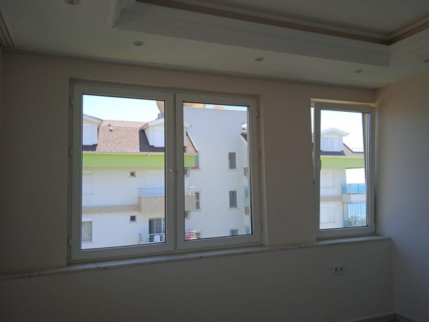 Трехкомнатная квартира, планировки 2+1 с видом на горы и море в Кестель, Алания,100 м2 - Ракурс 13