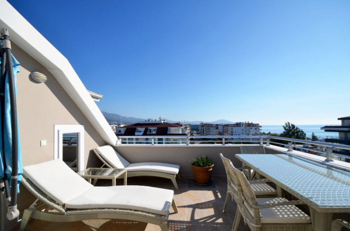 Шикарный пентхаус, планировки 6+1 на первой береговой линии в районе Кестель,Алания, 264 м2 - Ракурс 27