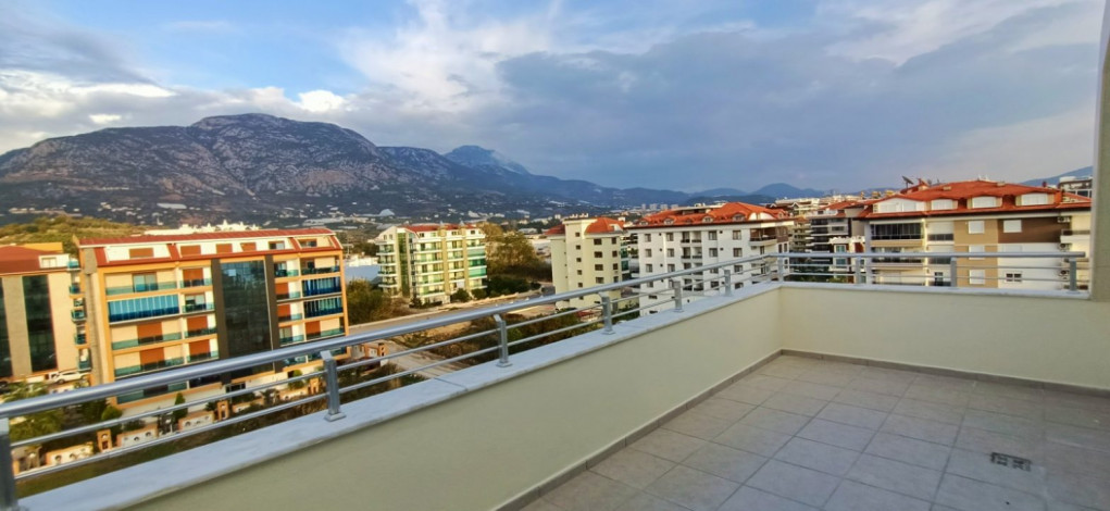 Панорамный дуплекс, планировки 3+1 на первой береговой линии в районе Кестель, Алания,125 м2 - Ракурс 7