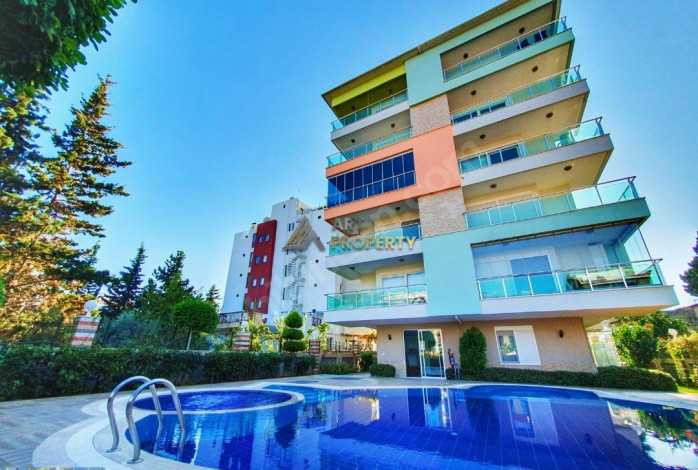 Панорамный дуплекс, планировки 3+1 на первой береговой линии в районе Кестель, Алания,125 м2 - Ракурс 18