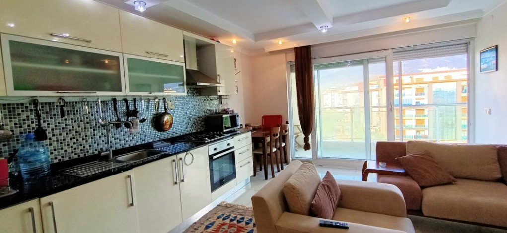 Панорамный дуплекс, планировки 3+1 на первой береговой линии в районе Кестель, Алания,125 м2 - Ракурс 23