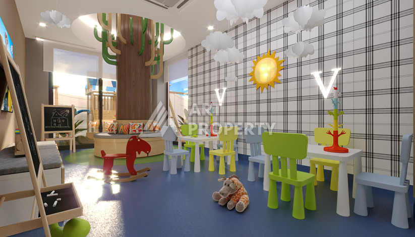 Квартира 1+1 в новом комплексе с полной инфраструктурой в районе Махмутлар - Ракурс 3