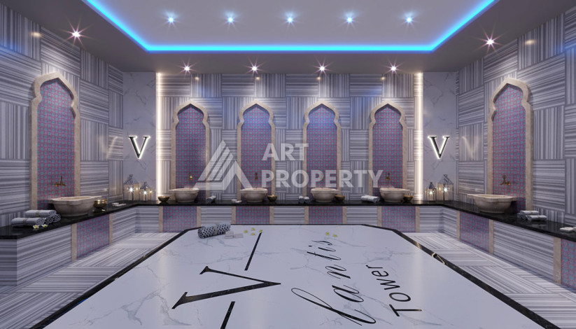 Квартира 1+1 в новом комплексе с полной инфраструктурой в районе Махмутлар - Ракурс 5