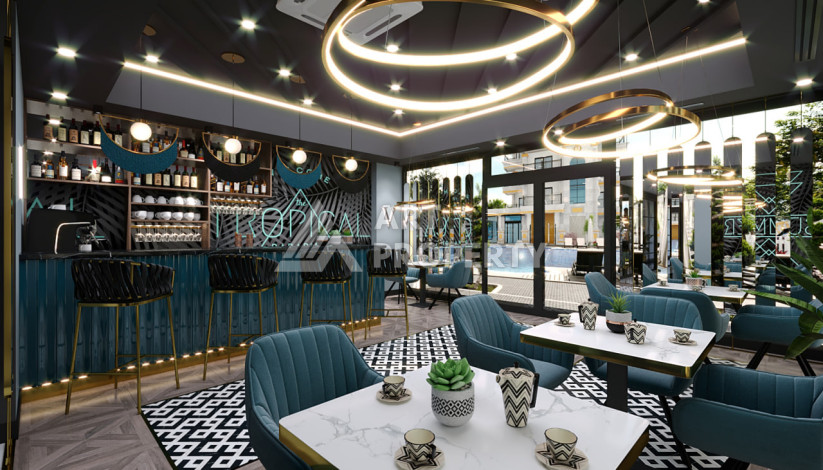 Квартира 1+1 в новом комплексе с полной инфраструктурой в районе Махмутлар - Ракурс 11