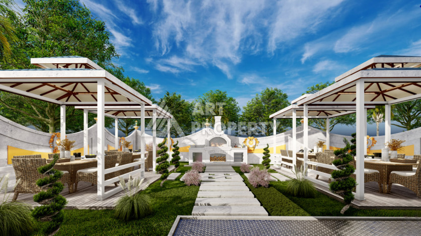 Квартира 1+1 в новом комплексе с полной инфраструктурой в районе Махмутлар - Ракурс 12