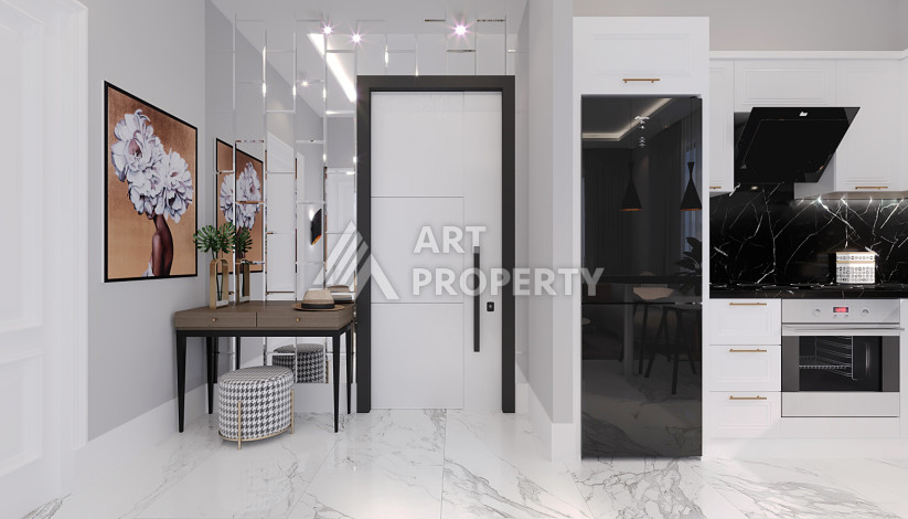 Квартира 1+1 в новом комплексе с полной инфраструктурой в районе Махмутлар - Ракурс 21