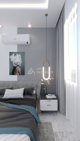 Квартира 1+1 в новом комплексе с полной инфраструктурой в районе Махмутлар - Ракурс 38