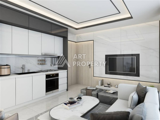 Квартира 1+1 в новом комплексе со своей инфраструктурой в районе Махмутлар - Ракурс 2