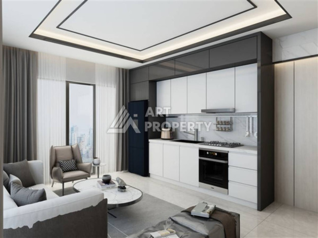 Квартира 1+1 в новом комплексе со своей инфраструктурой в районе Махмутлар - Ракурс 4