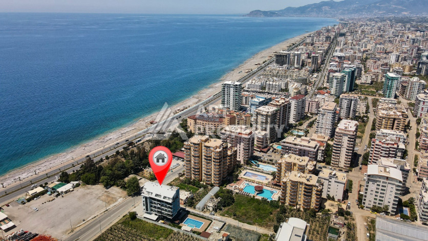 Новая квартира 1+1 в аренду с видом на море в районе Каргыджак! - Ракурс 33
