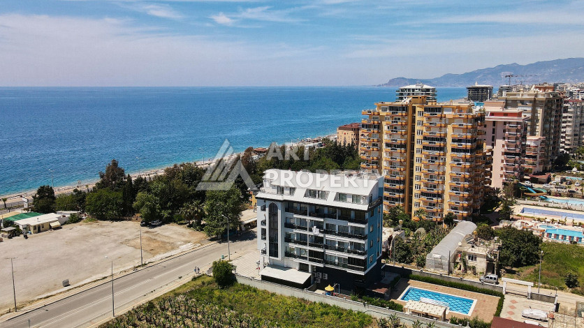Новая квартира 1+1 в аренду с видом на море в районе Каргыджак! - Ракурс 38