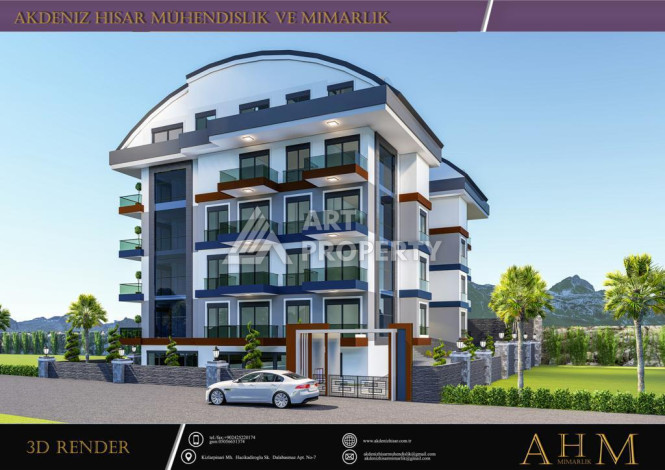 Квартира 1+1 в новом комплексе по очень хорошей цене! - Ракурс 21