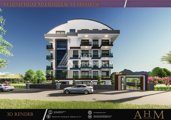 Квартира 1+1 в новом комплексе по очень хорошей цене! - Ракурс 23