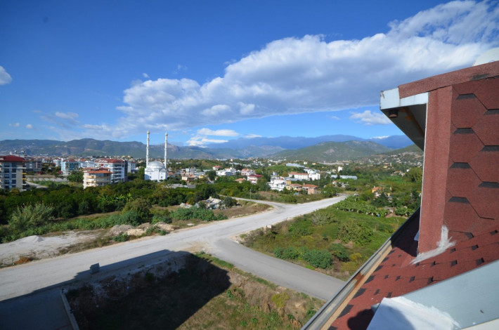 Двухуровневая квартира планировки 2+1 с видом на море в Кестель, Алания, 120 м2 - Ракурс 15