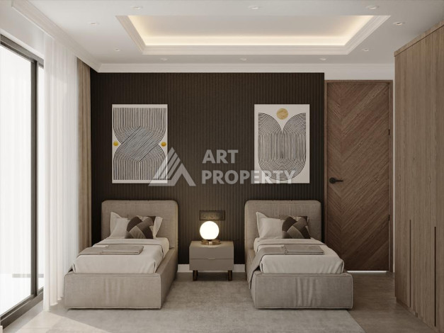 Виллы 3+1, 4+1 в престижном комплексе района Паяллар - Ракурс 15