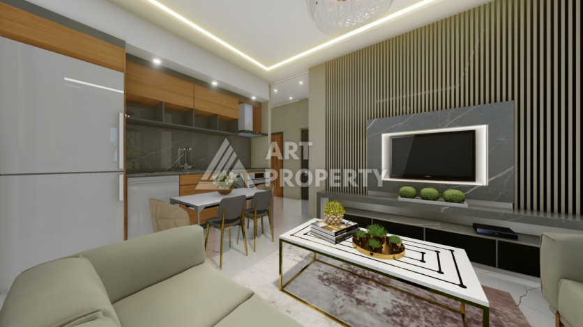 Квартира 1+1 в новом комплексе с премиум инфраструктурой в районе Махмутлар - Ракурс 6