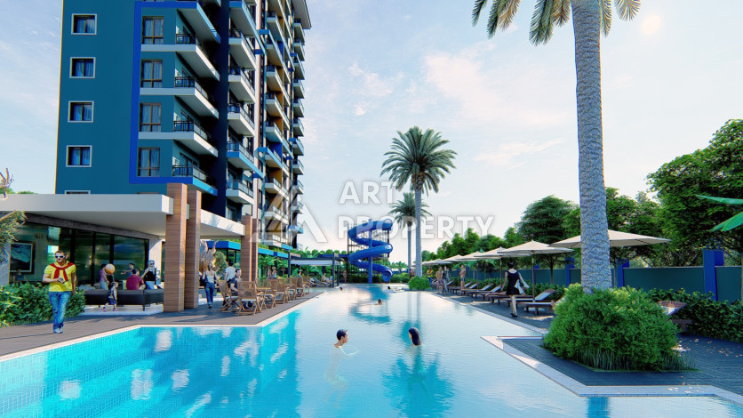 Квартира 1+1 в новом комплексе с премиум инфраструктурой в районе Махмутлар - Ракурс 11