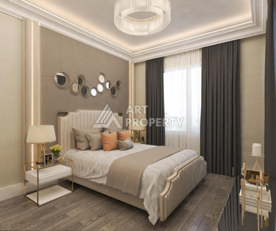 Пентхаус 2+1 на этапе строительства по выгодной цене от инвестора в центре Алании! - Ракурс 4