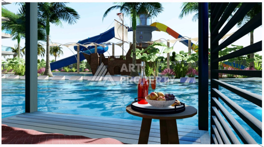 Квартира 1+1 элитного комплекса в районе Махмутлар - Ракурс 7